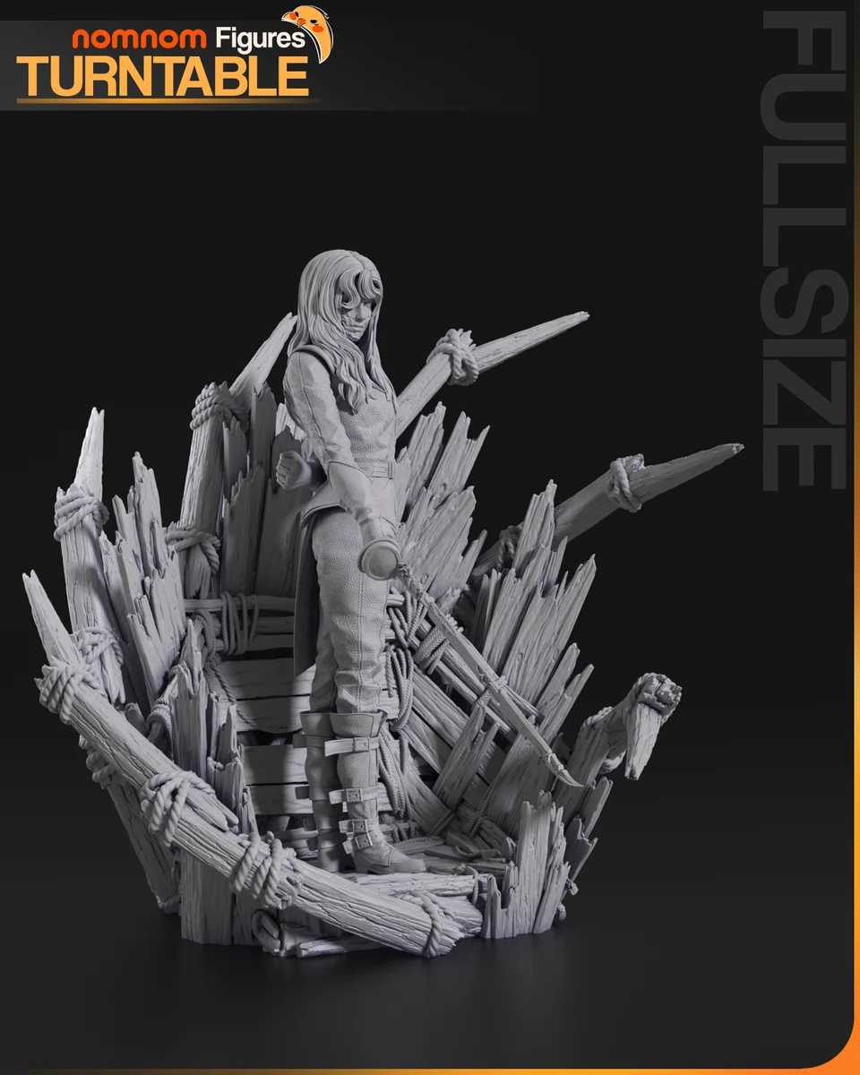 Alicia | Fan Art | 3D Printed Resin Model Garage Kit | *Un-Painted* | Nomnom 12