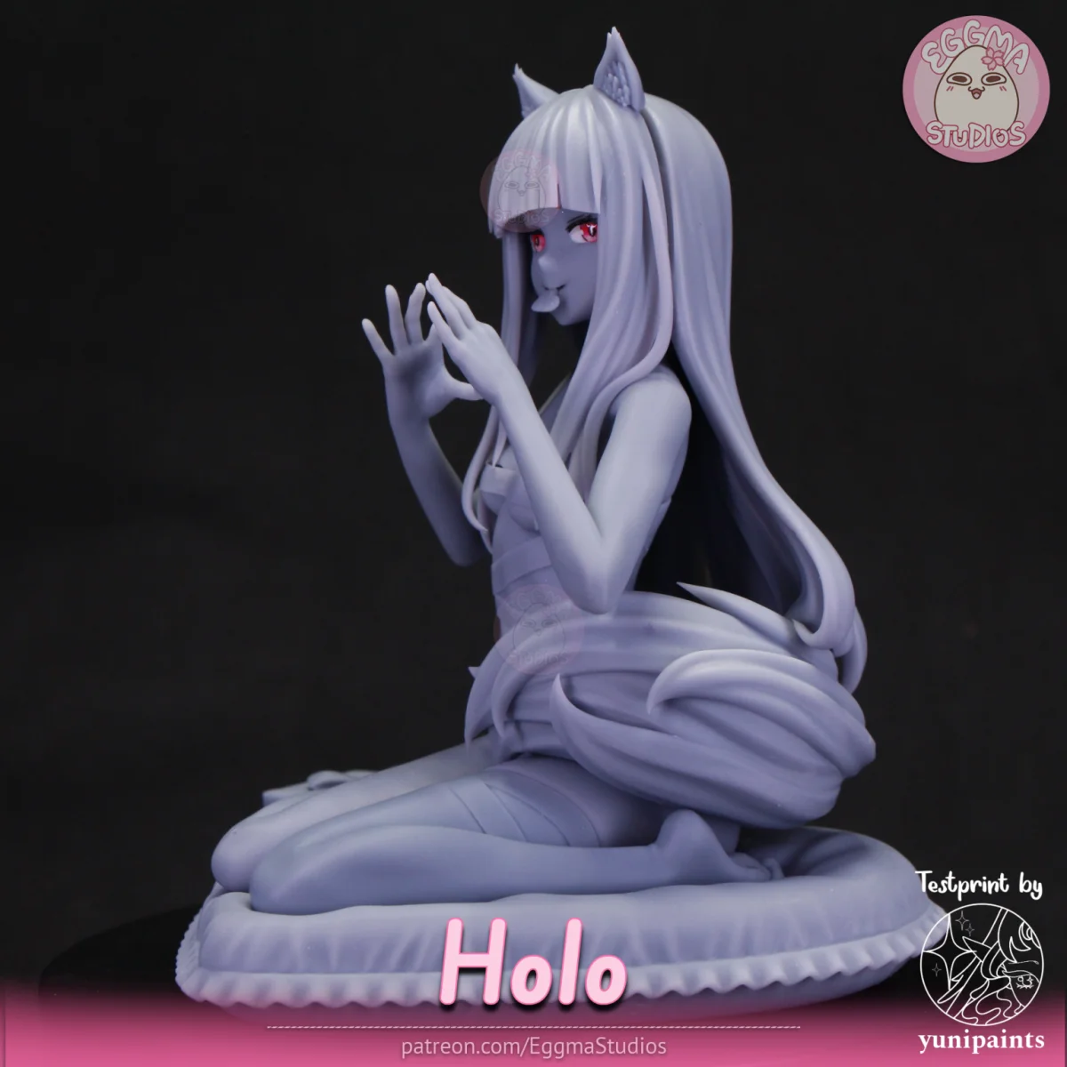 Holo | Fan Art | 3D Printed Resin Model Garage Kit | *Un-Painted* | EggmaStudios 18