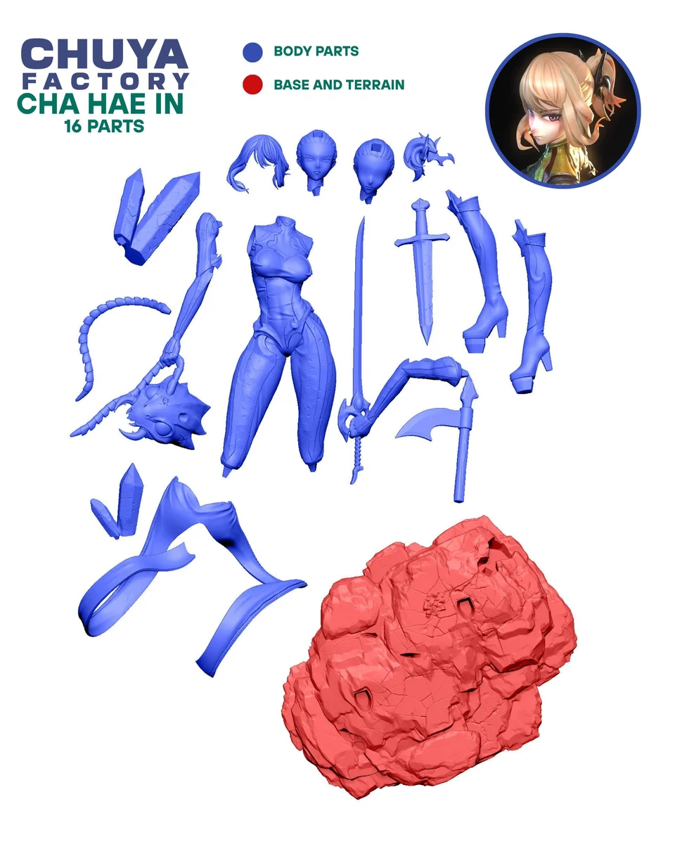 Cha Hae-In | Fan Art | 3D Printed Resin Model Garage Kit | *Un-Painted* | Chuya Factory 18