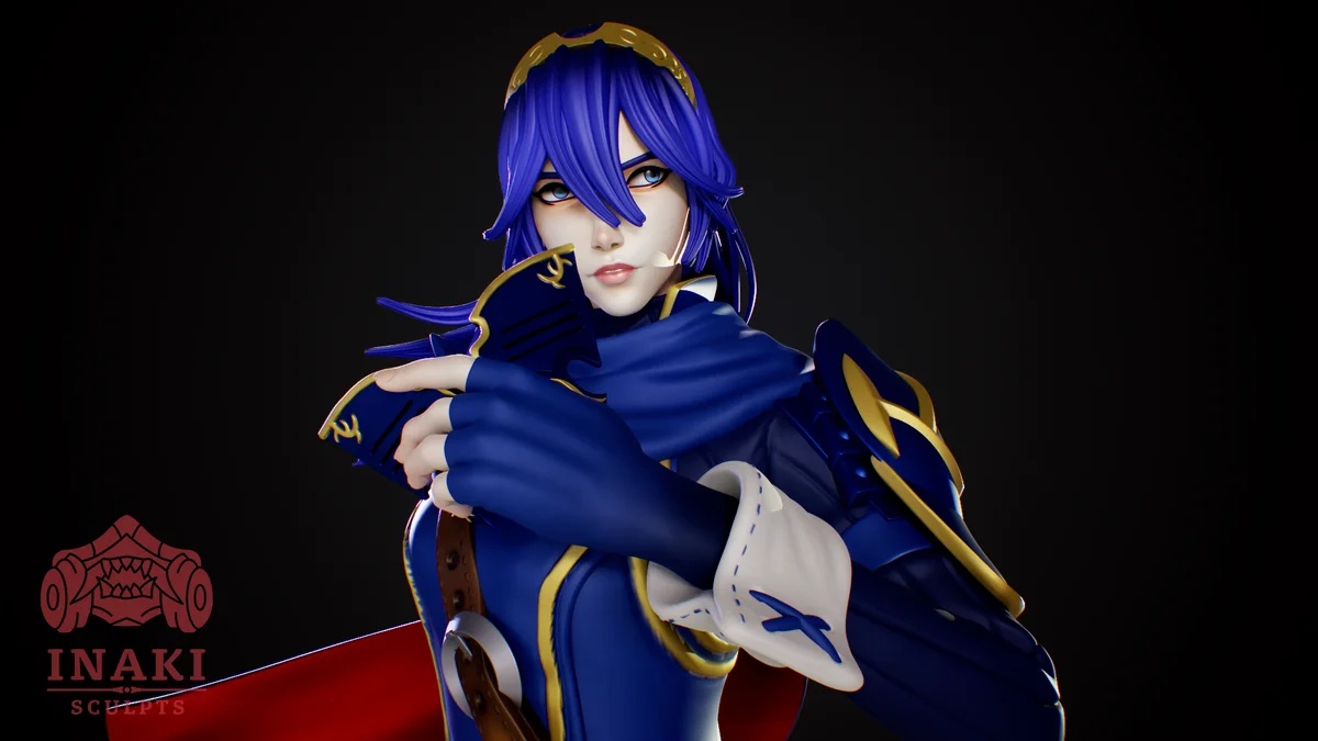 Lucina | Fan Art | 3D Printed Resin Model Garage Kit | *Un-Painted* | Inaki Sculpts 3