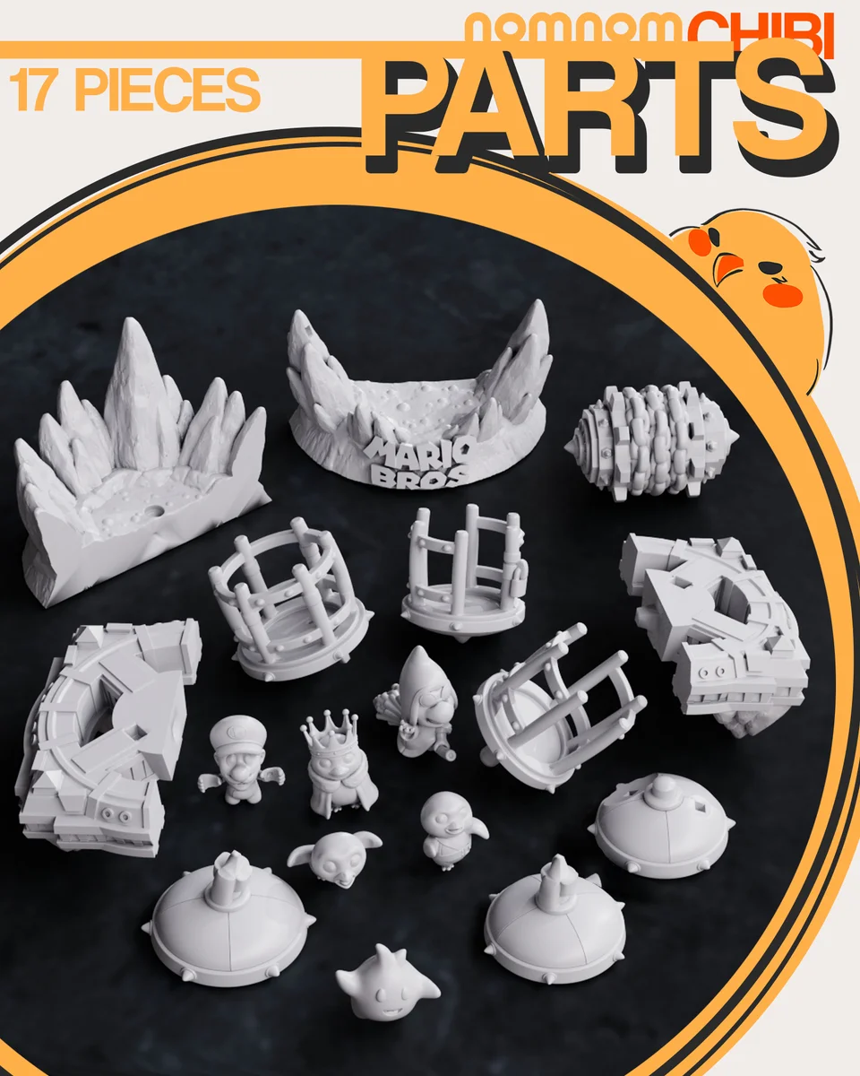 Chibi Lumali | Fan Art | 3D Printed Resin Model Garage Kit | *Un-Painted* | Nomnom 3
