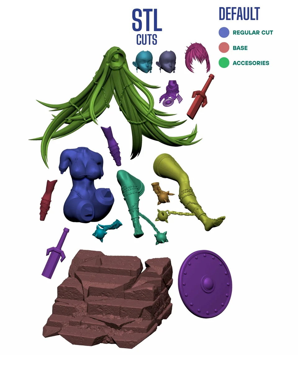 Zenobia | Fan Art | 3D Printed Resin Model Garage Kit | *Un-Painted* | Chuya Factory 14