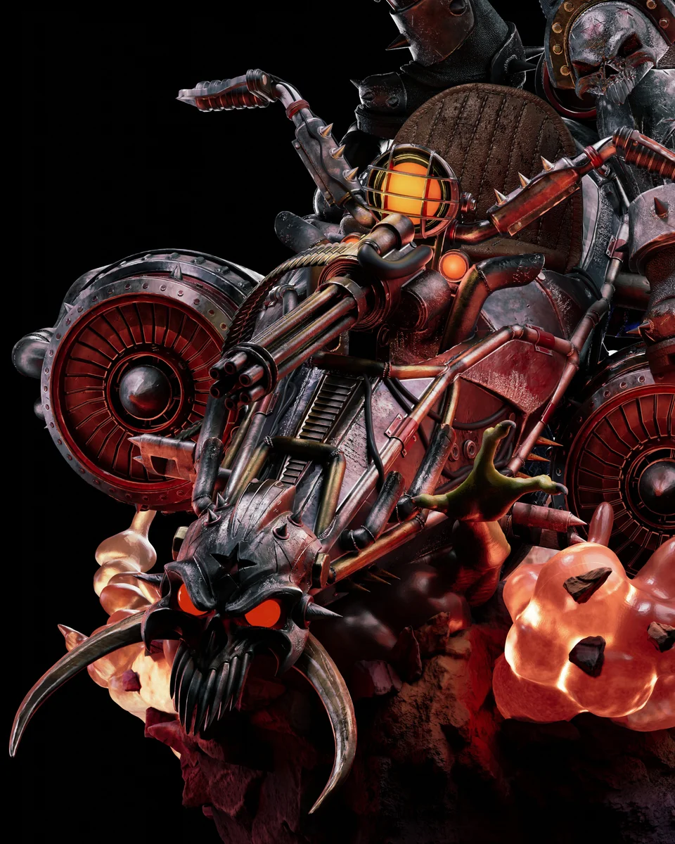 Lobo | Fan Art | 3D Printed Resin Model Garage Kit | *Un-Painted* | ZEZ Studio 7