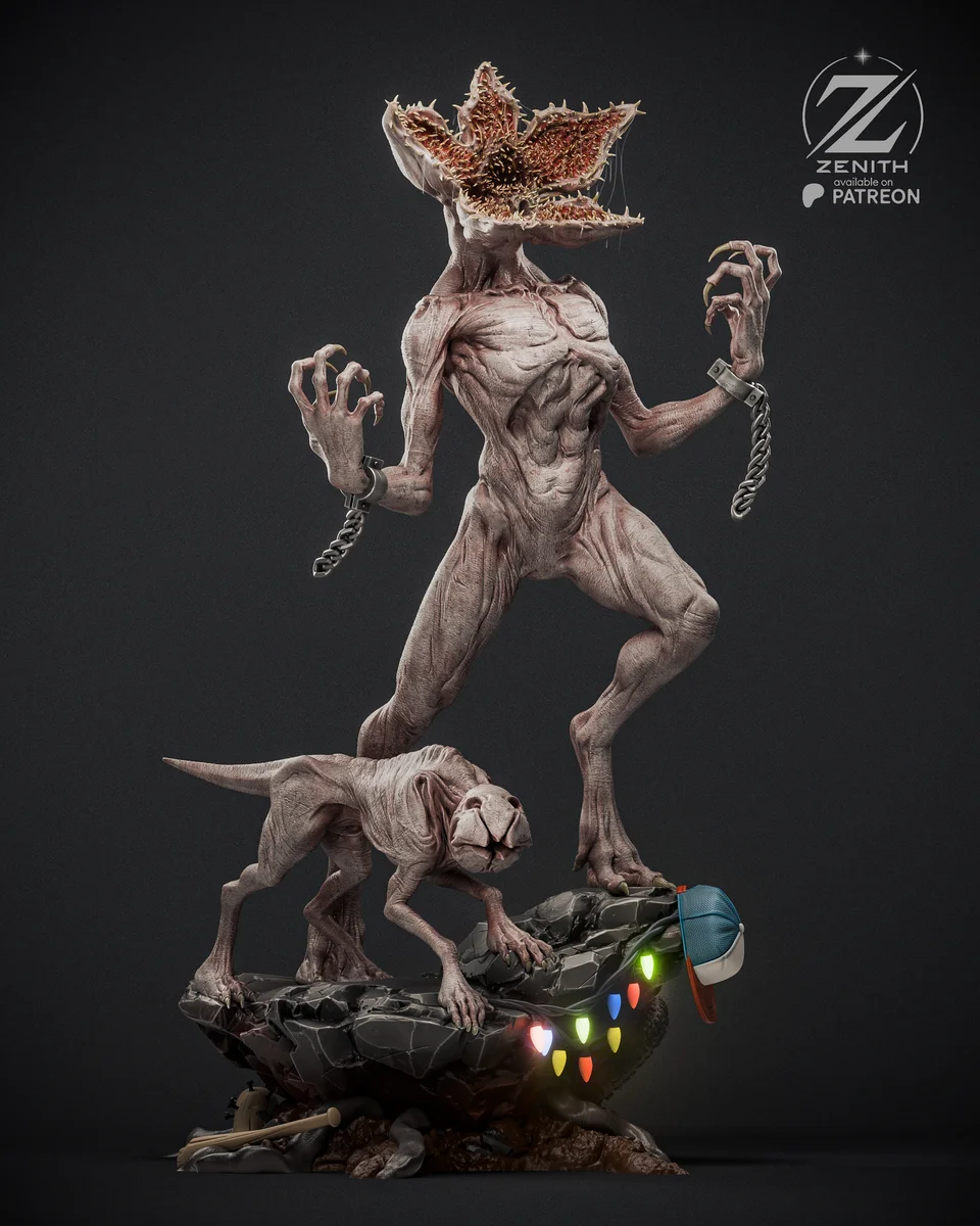 Demogorgon | Fan Art | 3D Printed Resin Model Garage Kit | *Un-Painted* | Zenith Studios 3