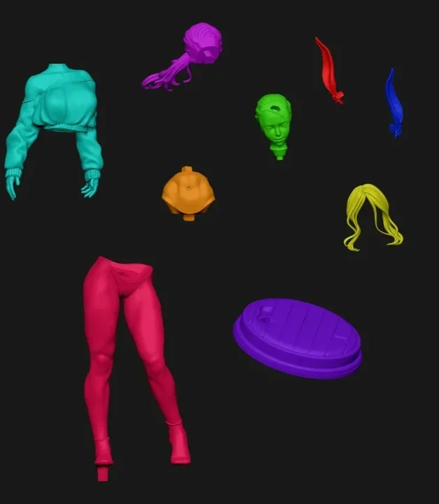 Mirko (Casual Outfit) | Fan Art | 3D Printed Resin Model Garage Kit | *Un-Painted* | Nympha3D 4