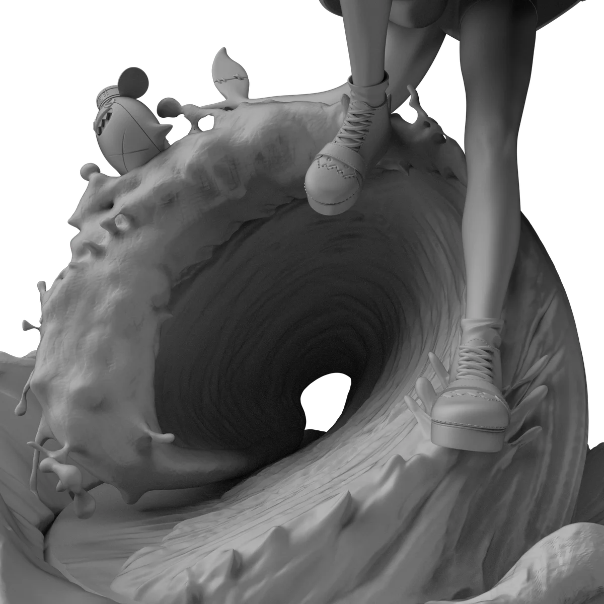 Gawr Gura | Fan Art | 3D Printed Resin Model Garage Kit | *Un-Painted* | Yoru Studio 4
