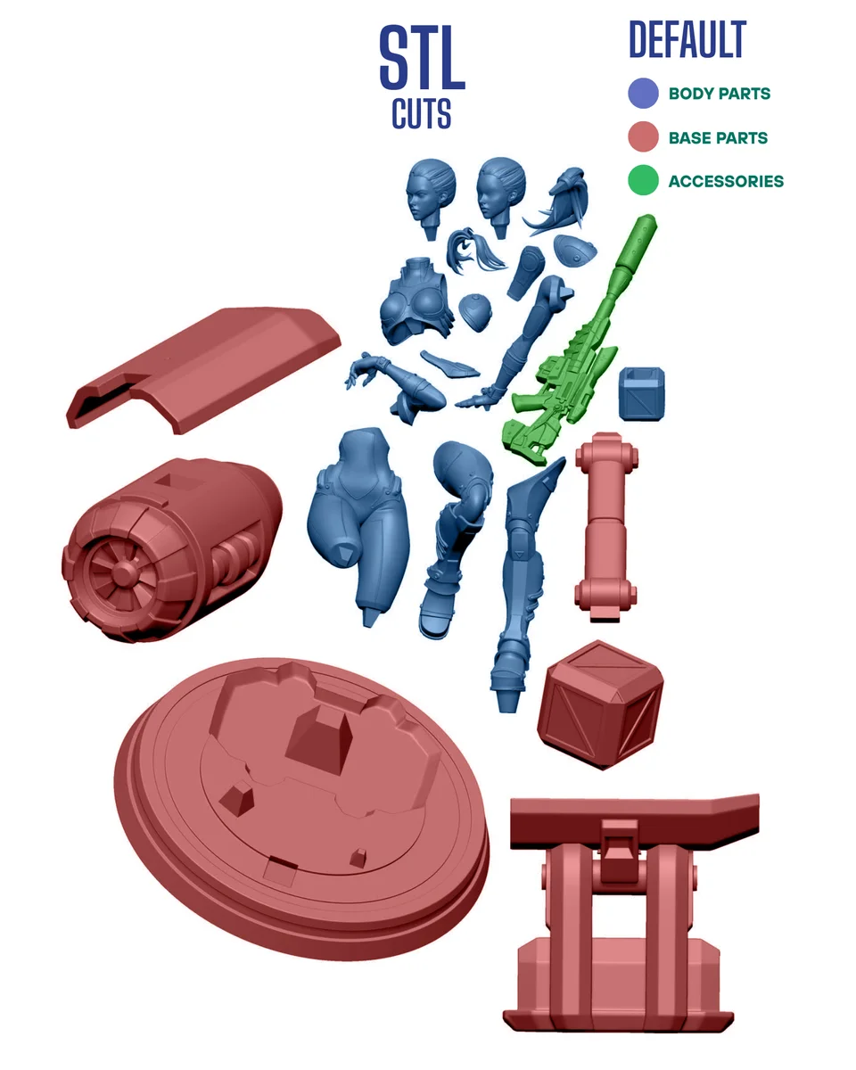 Nova Terra | Fan Art | 3D Printed Resin Model Garage Kit | *Un-Painted* | Chuya Factory 12