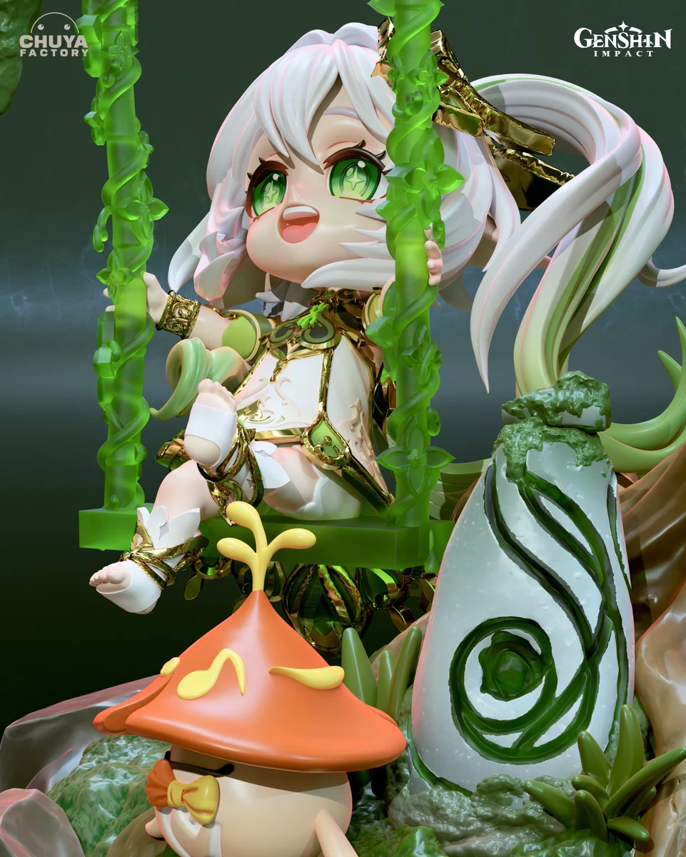 Chibi Nahida | Fan Art | 3D Printed Resin Model Garage Kit | *Un-Painted* | Chuya Factory 6