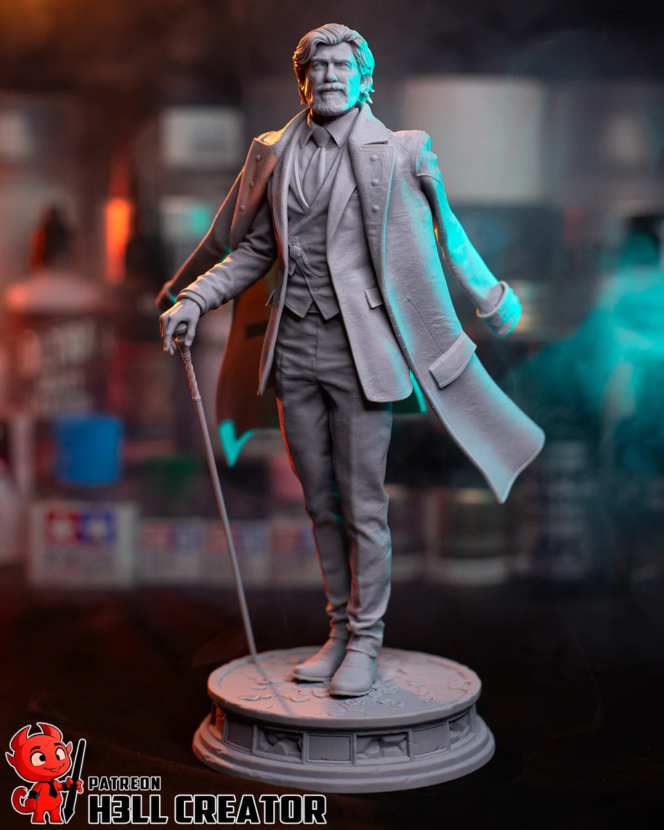 Renoir | Fan Art | 3D Printed Resin Model Garage Kit | *Un-Painted* | H3LL Creator 10