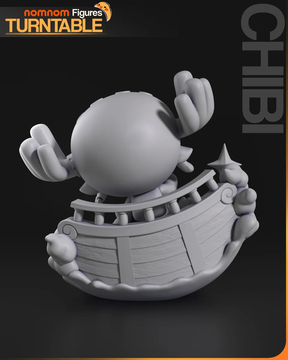 Chibi - Tony Tony Chopper | Fan Art | 3D Printed Resin Model Garage Kit | *Un-Painted* | Nomnom 6
