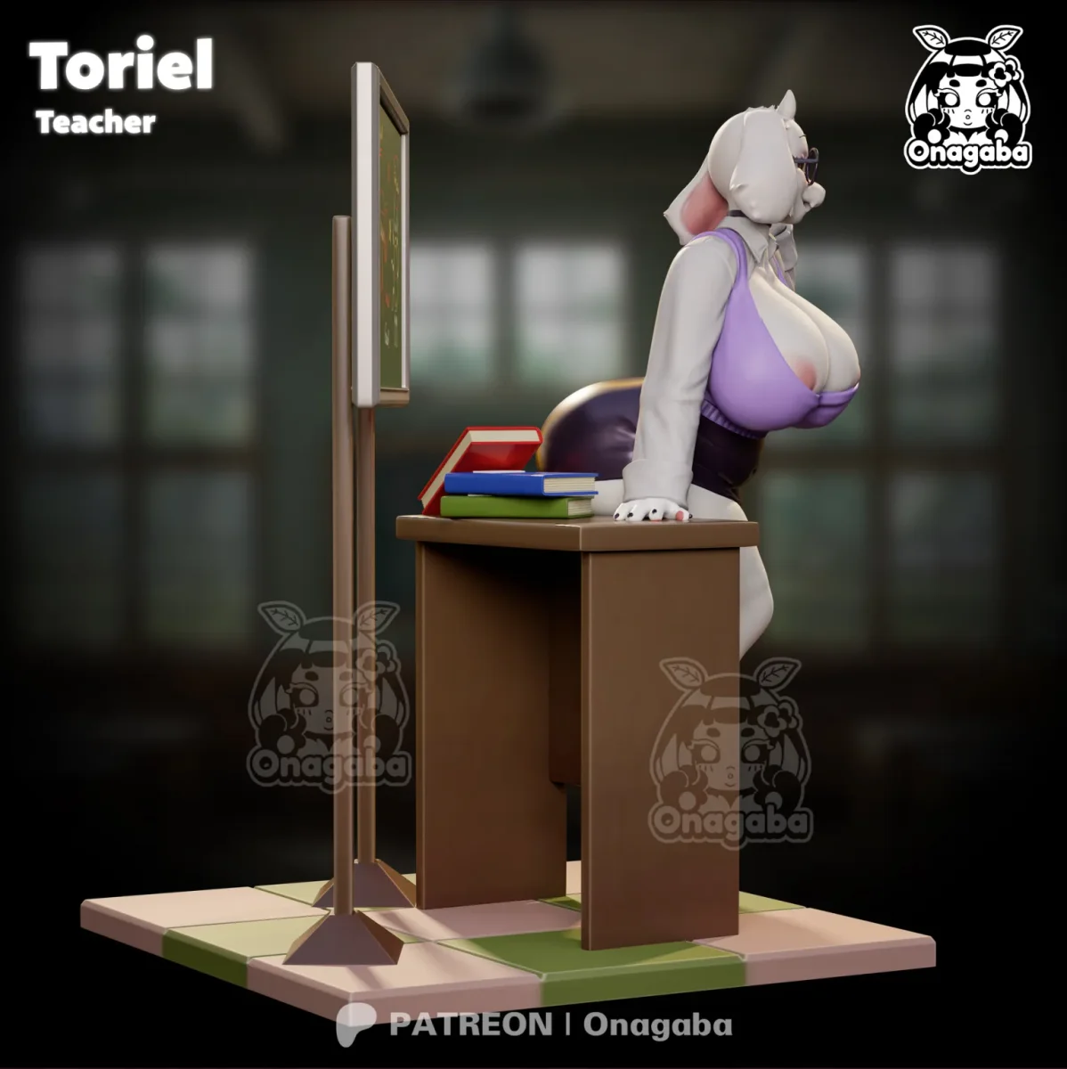 Toriel Teacher | Fan Art | 3D Printed Resin Model Garage Kit | *Un-Painted* | ONAGABA 4