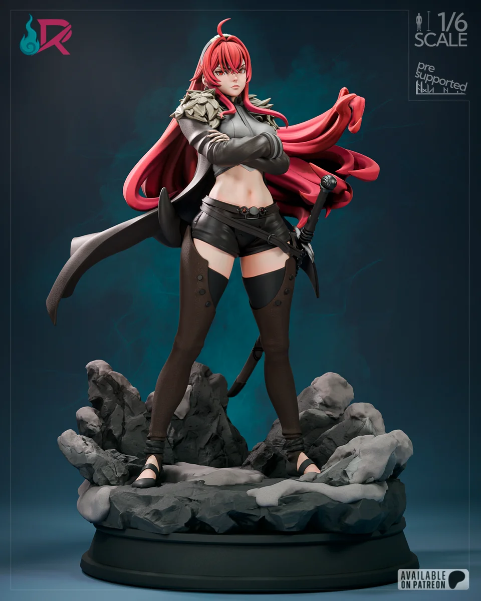 Eris Greyrat | Fan Art | 3D Printed Resin Model Garage Kit | *Un-Painted* | Rechtag 3