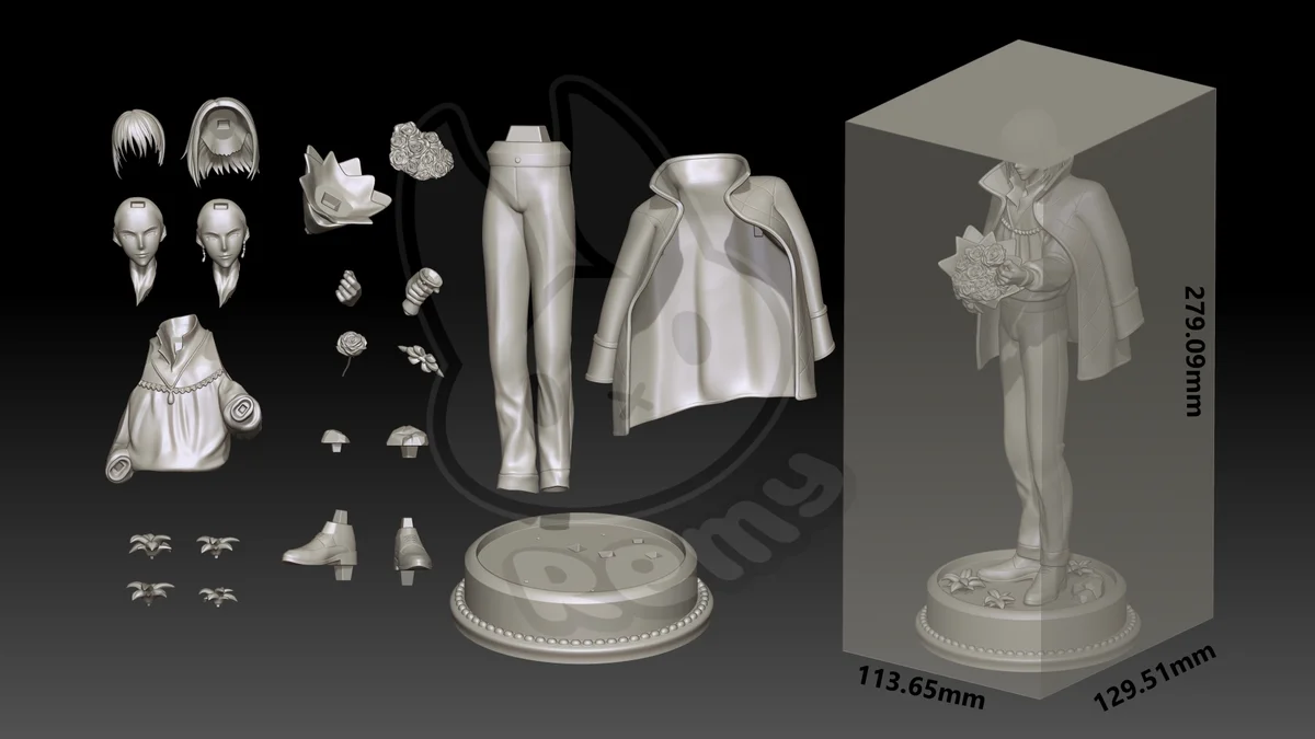 Howl Jenkins Pendragon | Fan Art | 3D Printed Resin Model Garage Kit | *Un-Painted* | Remy Sculpts 7