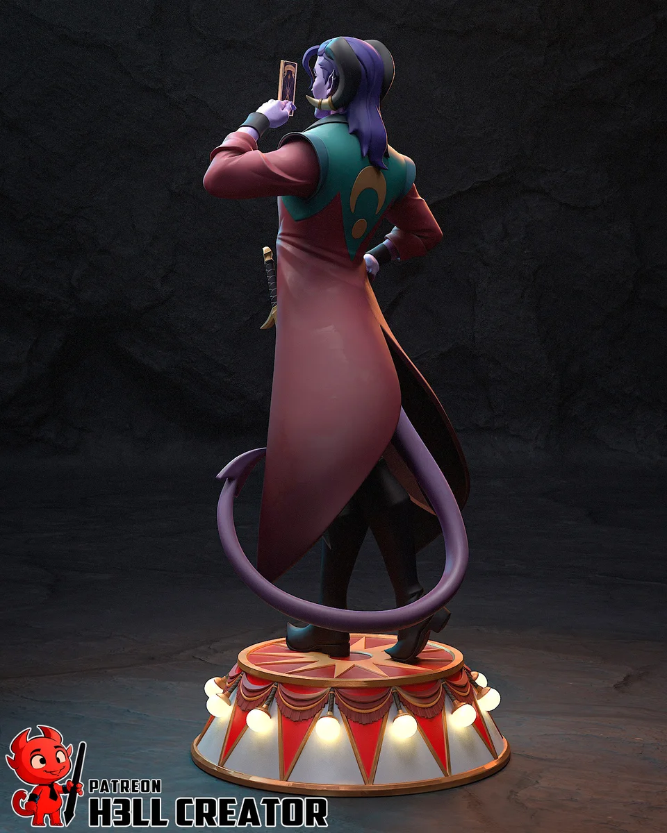 Mollymauk | Fan Art | 3D Printed Resin Model Garage Kit | *Un-Painted* | H3LL Creator 6