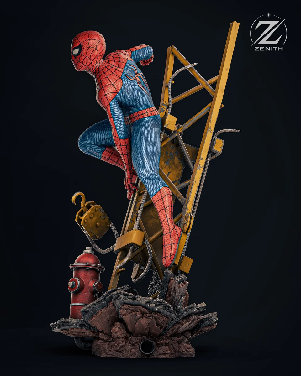 Spider-Man | Fan Art | 3D Printed Resin Model Garage Kit | *Un-Painted* | Zenith Studios 7