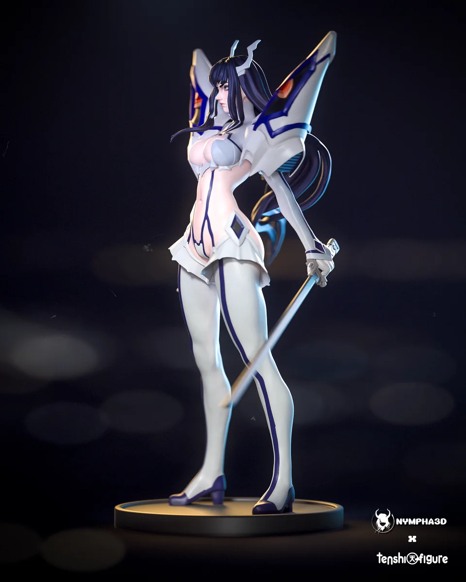Satsuki Kiryuin | Fan Art | 3D Printed Resin Model Garage Kit | *Un-Painted* | Nympha3D 3