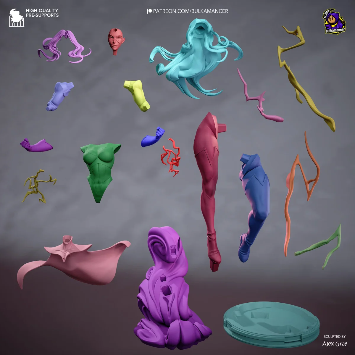 Blonde Blazer | Fan Art | 3D Printed Resin Model Garage Kit | *Un-Painted* | Bulkamancer 4