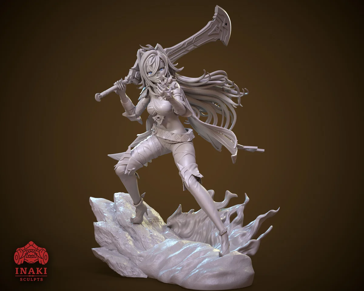 Dehya | Fan Art | 3D Printed Resin Model Garage Kit | *Un-Painted* | Inaki Sculpts 5