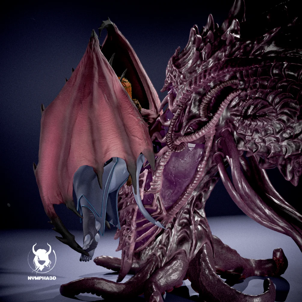Mizora | Fan Art | 3D Printed Resin Model Garage Kit | *Un-Painted* | Nympha3D 5
