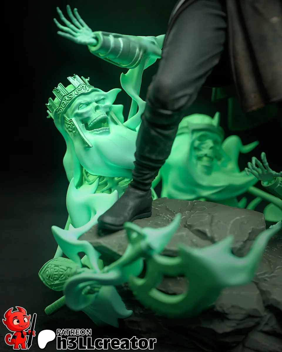 Aragorn | Fan Art | 3D Printed Resin Model Garage Kit | *Un-Painted* | H3LL Creator 11