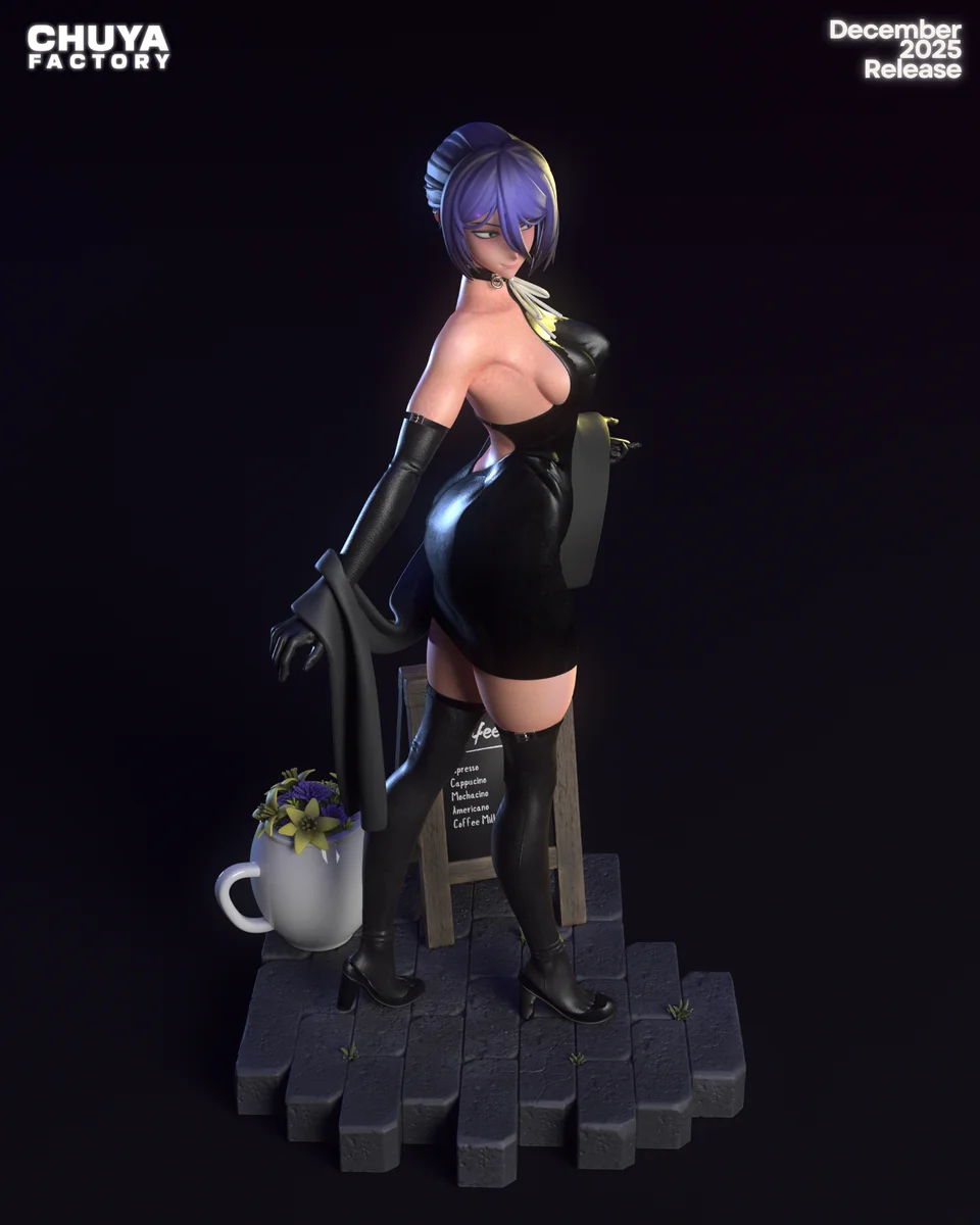 Reze | Fan Art | 3D Printed Resin Model Garage Kit | *Un-Painted* | Chuya Factory 4