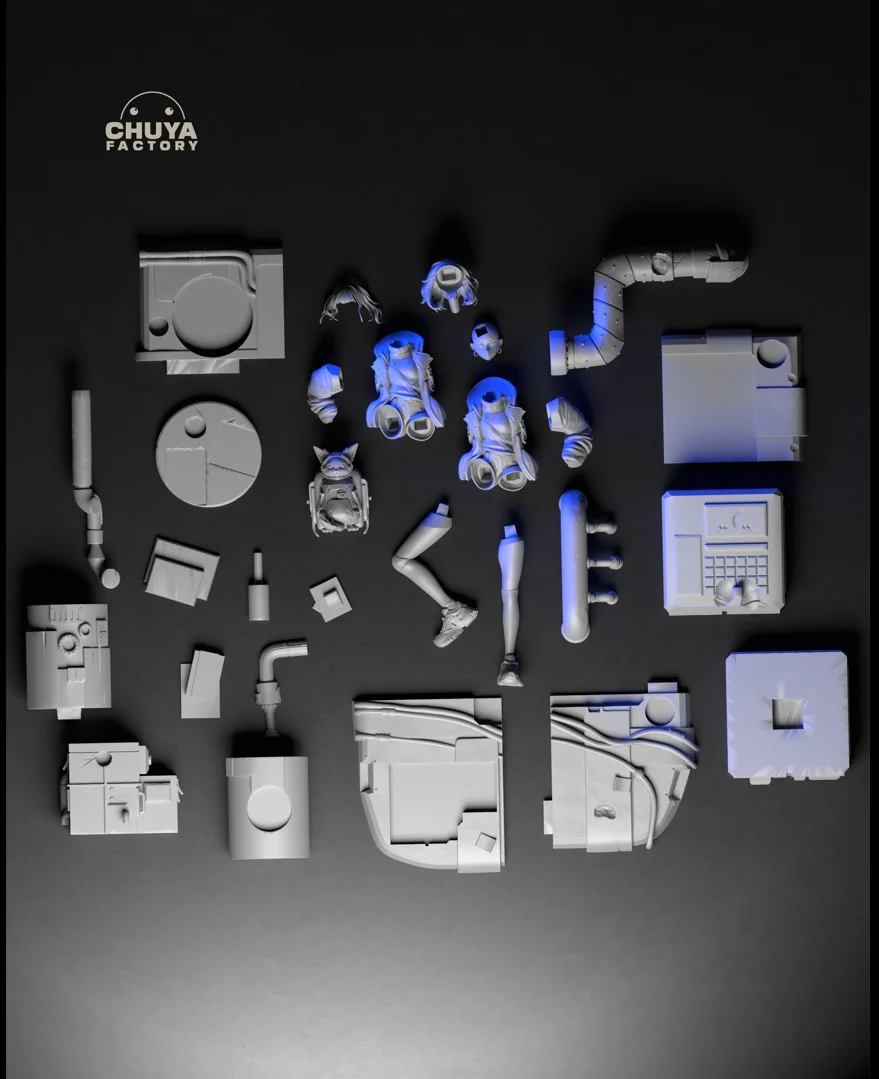 Yanahri | Fan Art | 3D Printed Resin Model Garage Kit | *Un-Painted* | Chuya Factory 6
