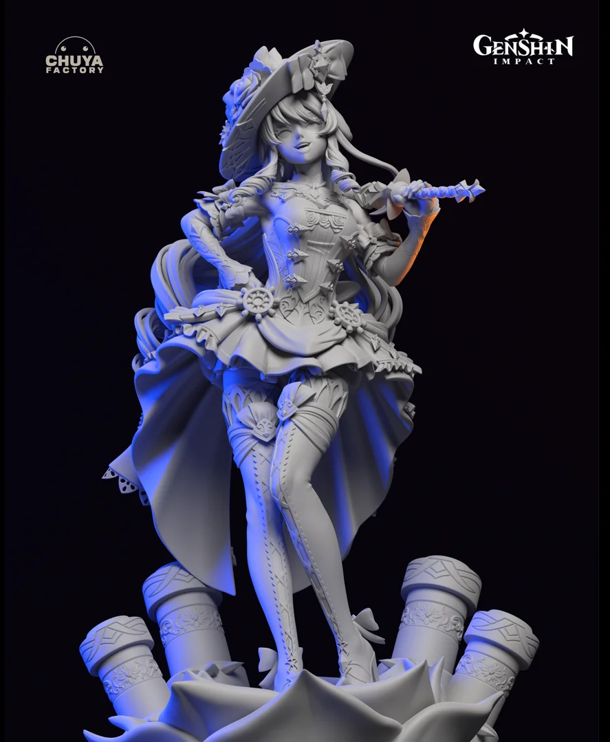 Navia Caspar | Fan Art | 3D Printed Resin Model Garage Kit | *Un-Painted* | Chuya Factory 11