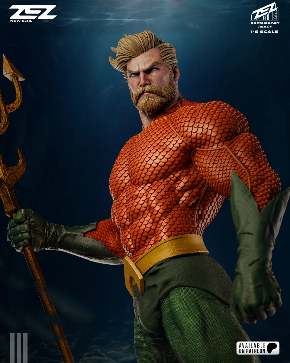 Aquaman Museum | Fan Art | 3D Printed Resin Model Garage Kit | *Un-Painted* | ZEZ Studio
