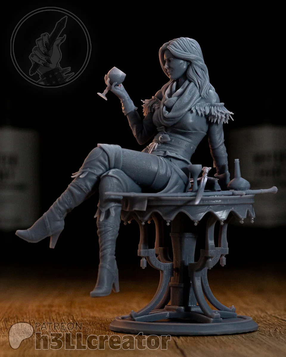 Yennefer of Vengerberg | Fan Art | 3D Printed Resin Model Garage Kit | *Un-Painted* | H3LL Creator 7