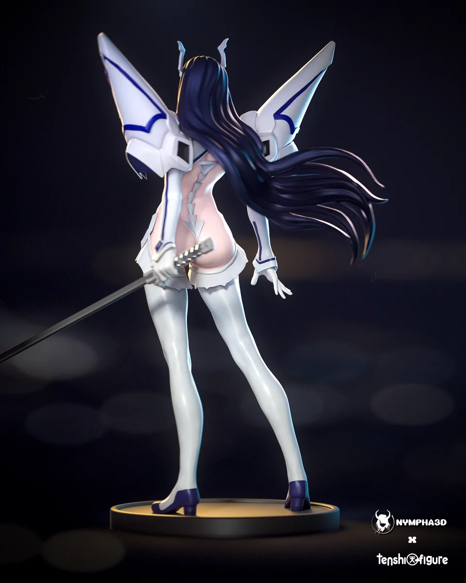 Satsuki Kiryuin | Fan Art | 3D Printed Resin Model Garage Kit | *Un-Painted* | Nympha3D 5