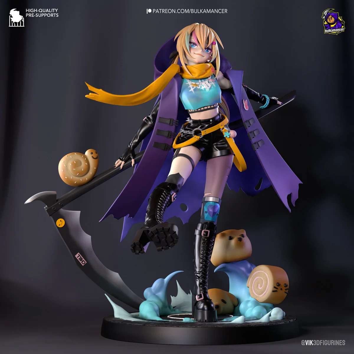 Bulka Crustreaper | Fan Art | 3D Printed Resin Model Garage Kit | *Un-Painted* | Bulkamancer 2