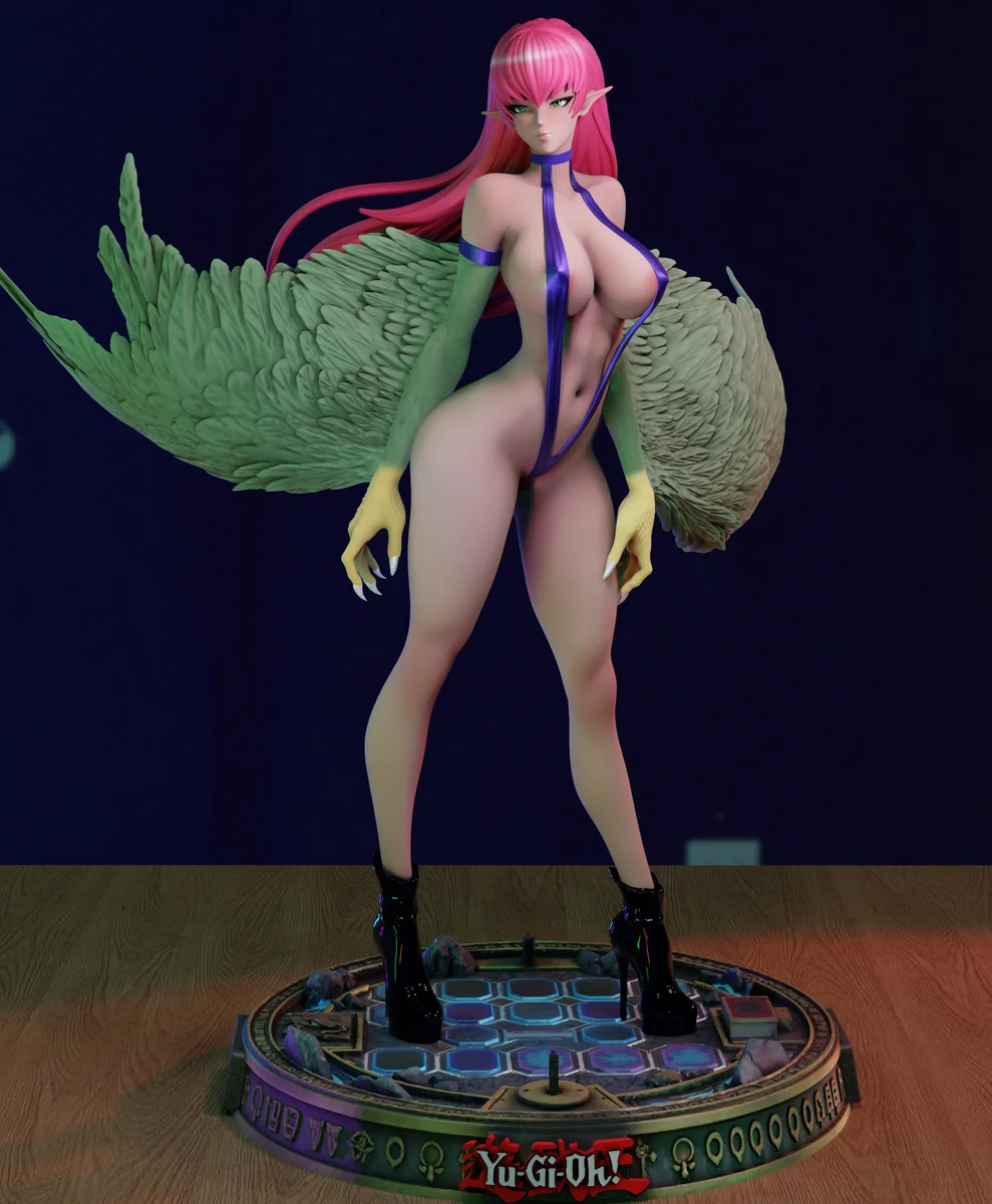 Harpy | Fan Art | 3D Printed Resin Model Garage Kit | *Un-Painted* | Momoji 4