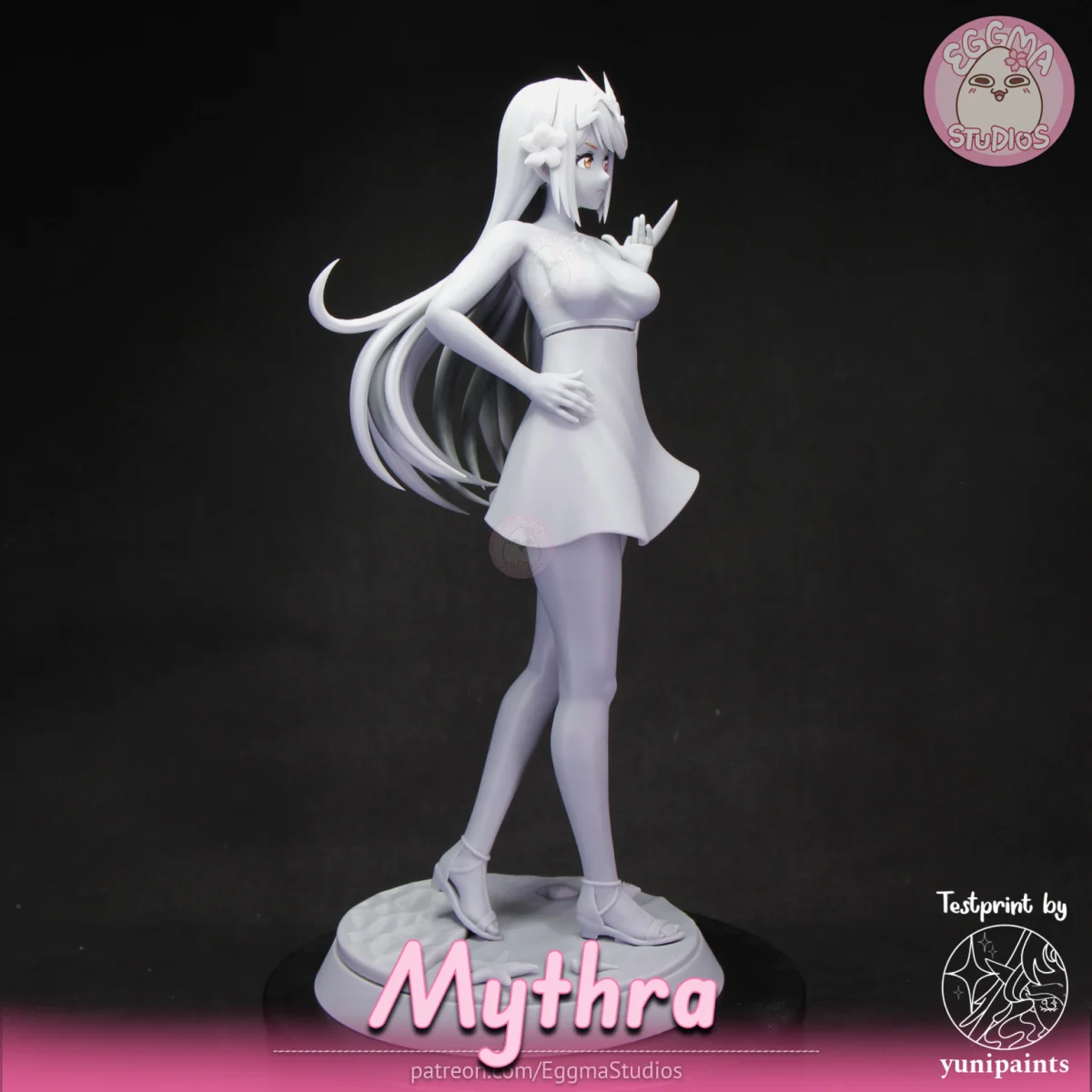 Mythra | Fan Art | 3D Printed Resin Model Garage Kit | *Un-Painted* | EggmaStudios 14