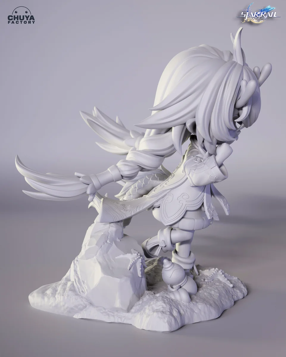 Chibi Bailu | Fan Art | 3D Printed Resin Model Garage Kit | *Un-Painted* | Chuya Factory 8