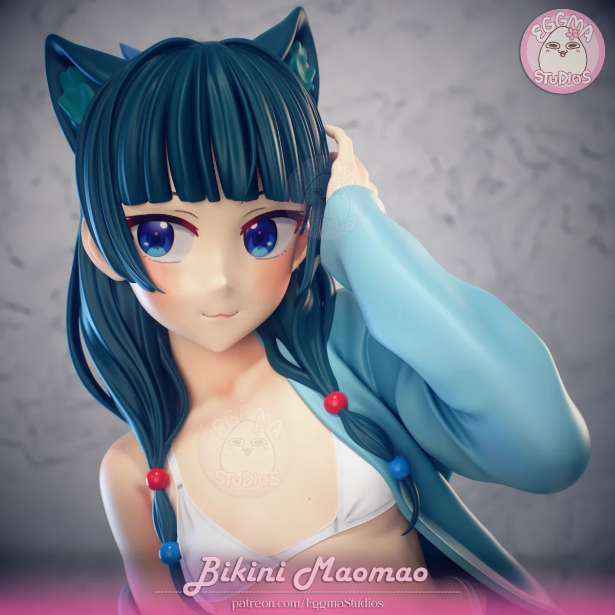 Maomao | Fan Art | 3D Printed Resin Model Garage Kit | *Un-Painted* | EggmaStudios 19