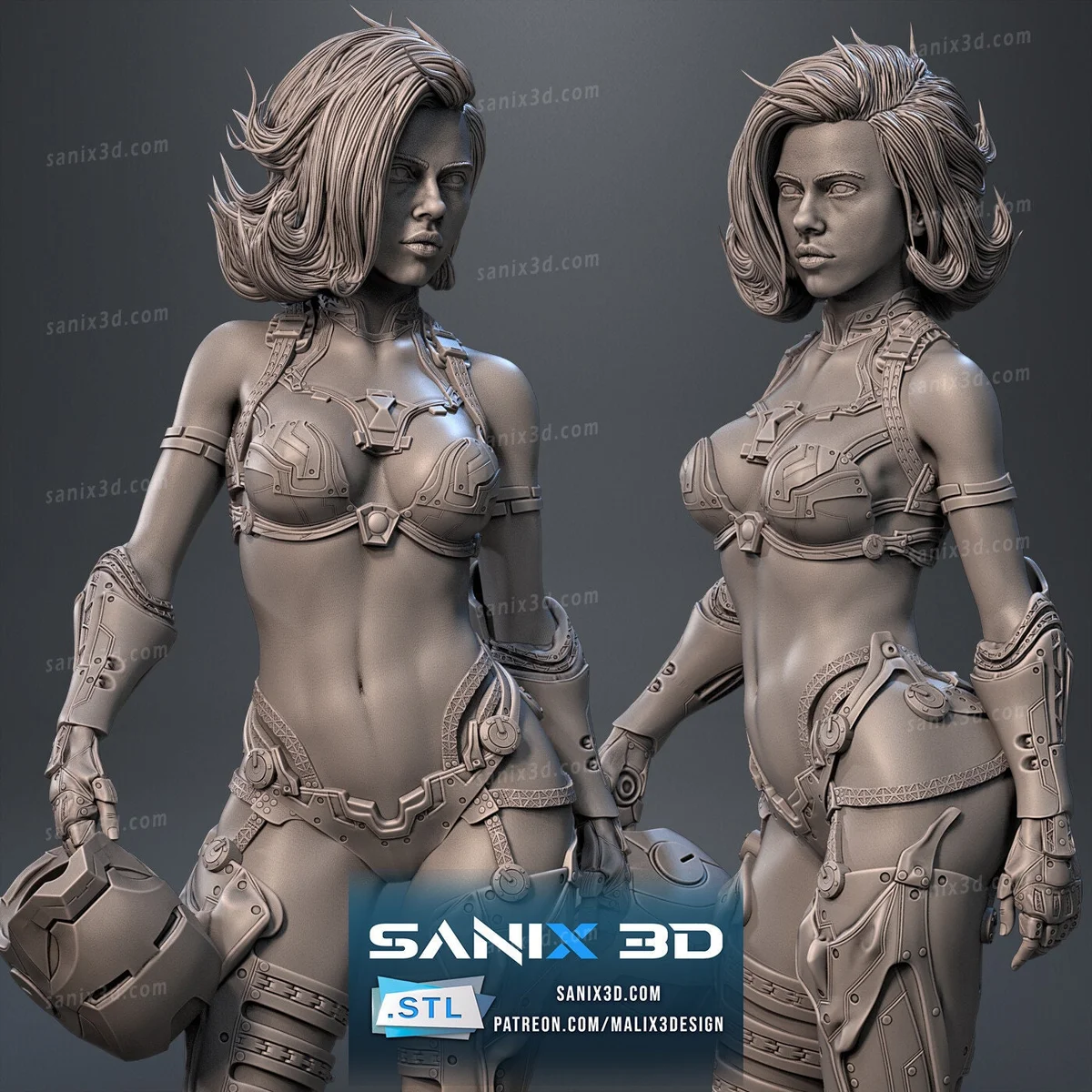 Gwenom | Fan Art | 3D Printed Resin Model Garage Kit | *Un-Painted* | Sanix3D 3