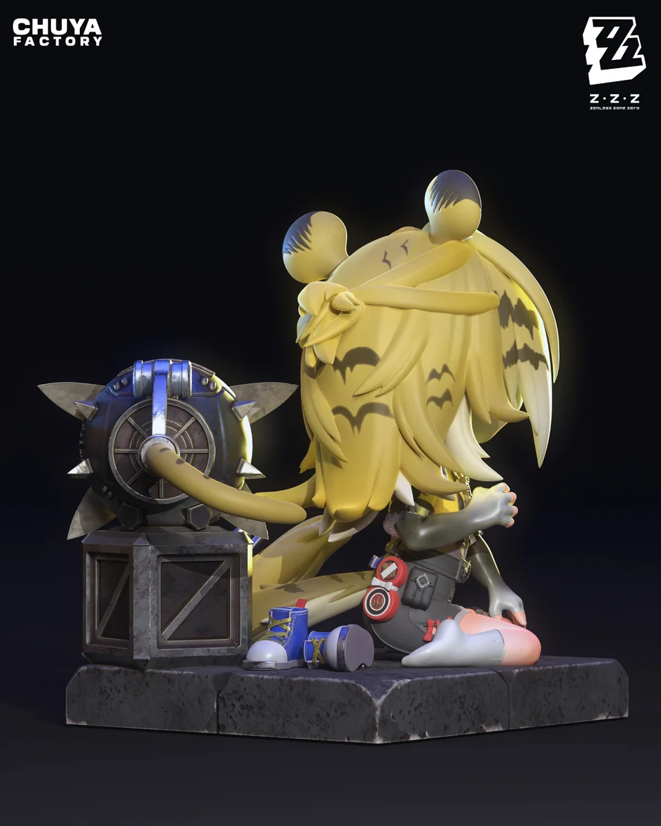 Chibi Ju Fufu | Fan Art | 3D Printed Resin Model Garage Kit | *Un-Painted* | Chuya Factory 9