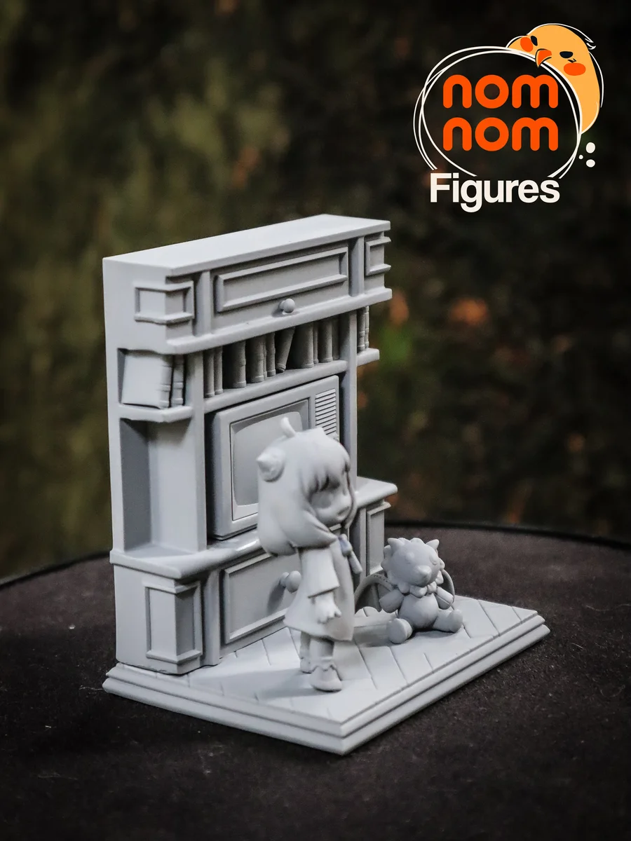 Chibi Anya Forger | Fan Art | 3D Printed Resin Model Garage Kit | *Un-Painted* | Nomnom 5