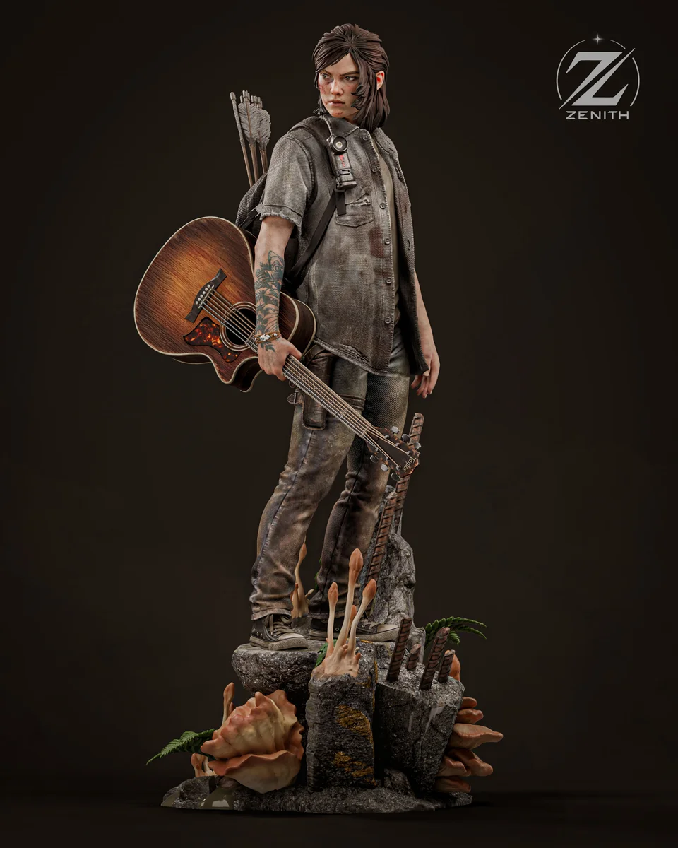 Ellie Willians | Fan Art | 3D Printed Resin Model Garage Kit | *Un-Painted* | Zenith Studios 6