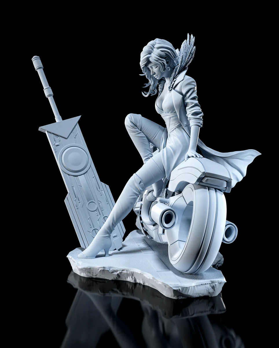 Red | Fan Art | 3D Printed Resin Model Garage Kit | *Un-Painted* | H3LL Creator 6