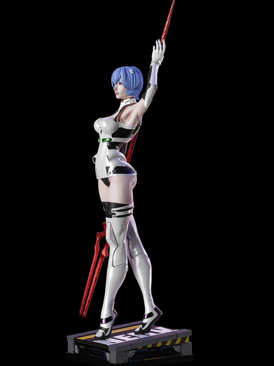 Rei Ayanami | Fan Art | 3D Printed Resin Model Garage Kit | *Un-Painted* | Abe3D 5