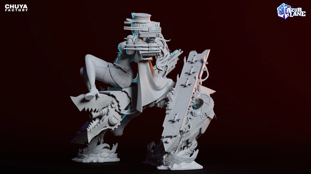 Graf Zeppelin | Fan Art | 3D Printed Resin Model Garage Kit | *Un-Painted* | Chuya Factory 9