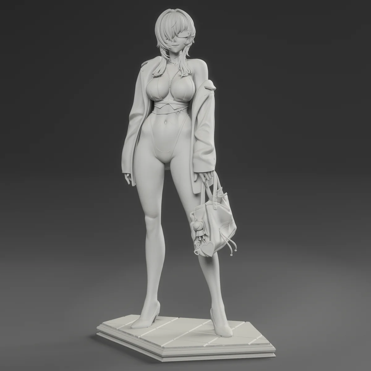 Grave | Fan Art | 3D Printed Resin Model Garage Kit | *Un-Painted* | Inari Figure 9