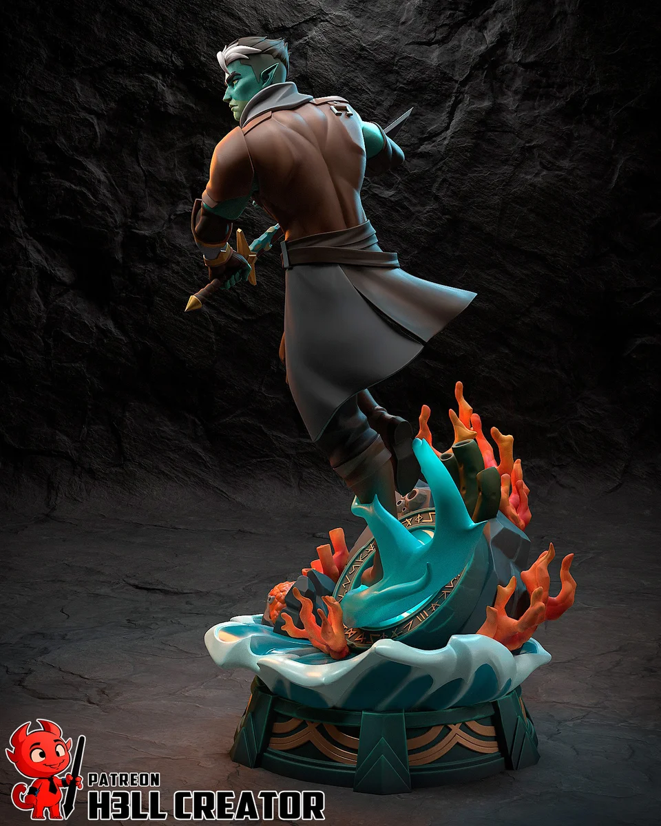 Fjord | Fan Art | 3D Printed Resin Model Garage Kit | *Un-Painted* | H3LL Creator 9