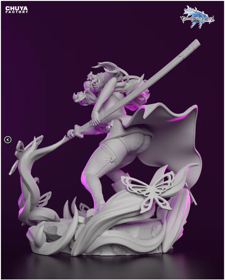 Narmaya | Fan Art | 3D Printed Resin Model Garage Kit | *Un-Painted* | Chuya Factory 15