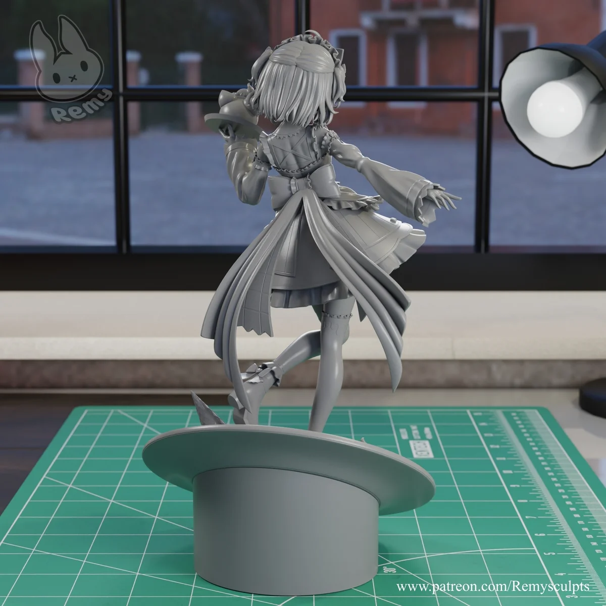 Mint Fantome | Fan Art | 3D Printed Resin Model Garage Kit | *Un-Painted* | Remy Sculpts 8