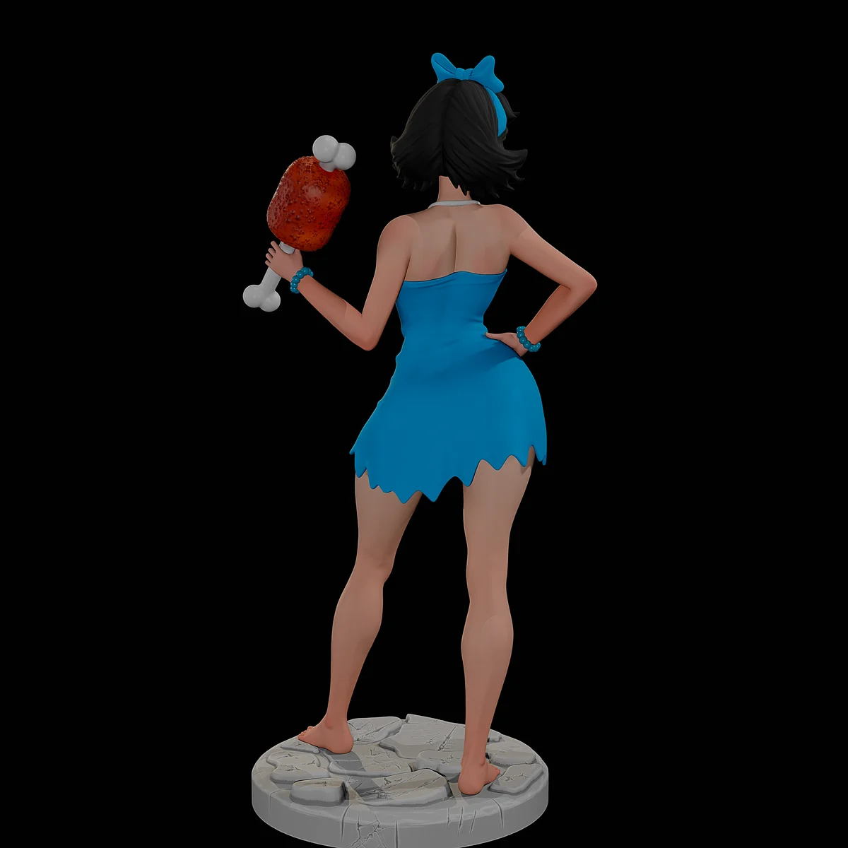 Betty | Fan Art | 3D Printed Resin Model Garage Kit | *Un-Painted* | Momoji 3