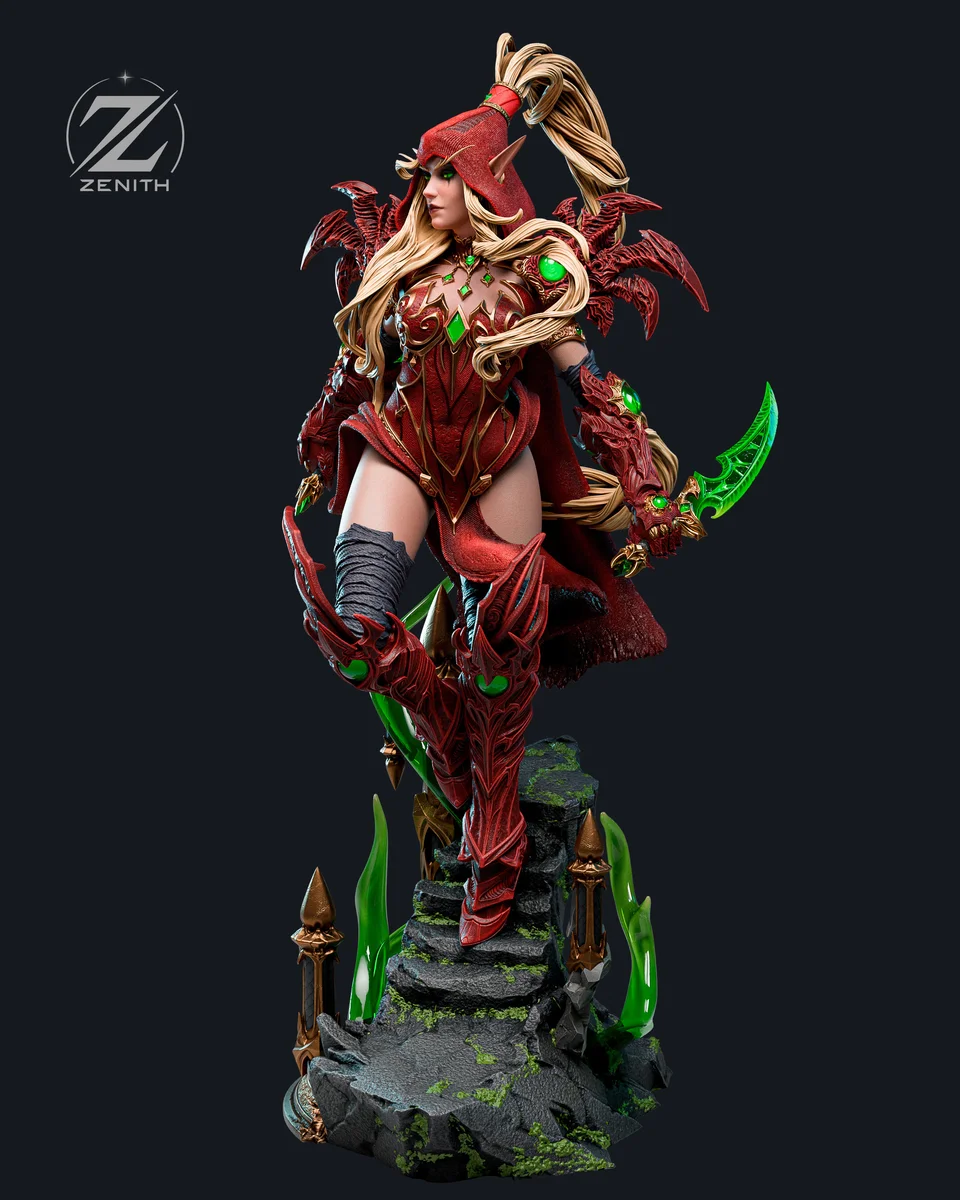 Valeera Sanguinar | Fan Art | 3D Printed Resin Model Garage Kit | *Un-Painted* | Zenith Studios 6