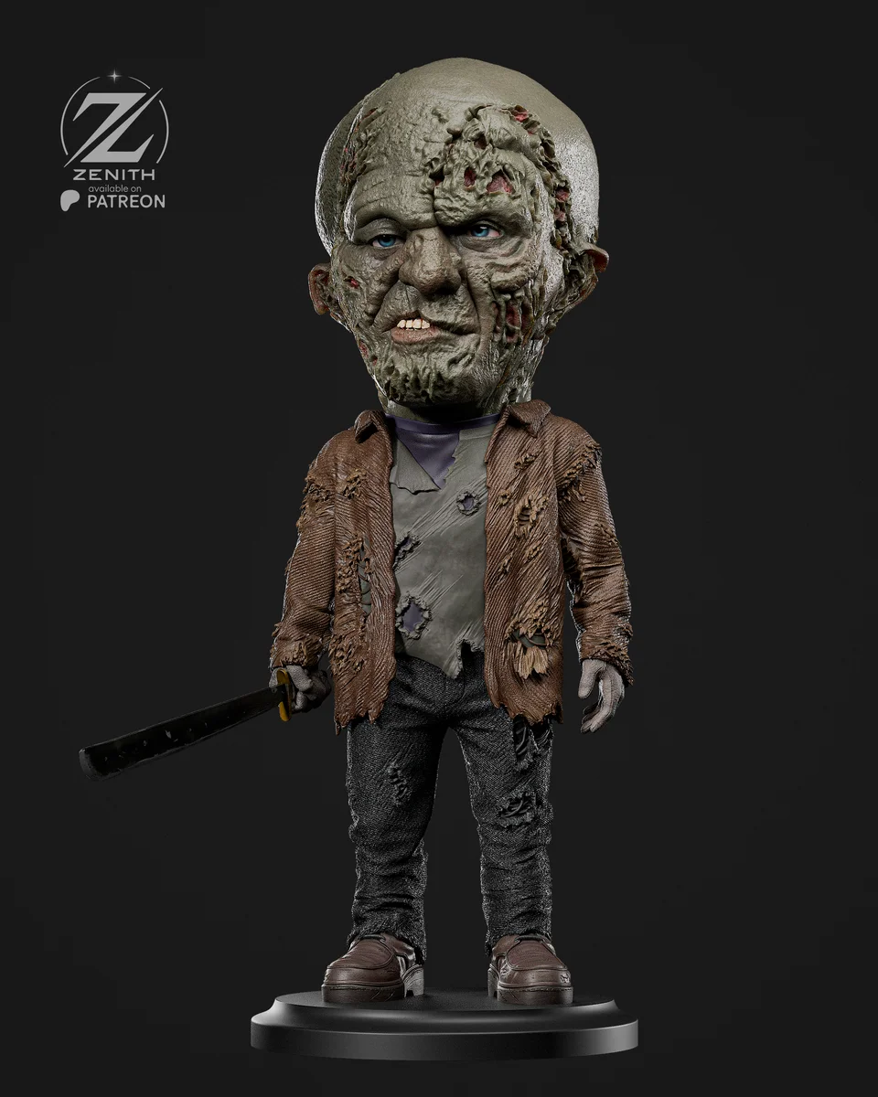 Chibi Jason | Fan Art | 3D Printed Resin Model Garage Kit | *Un-Painted* | Zenith Studios 3