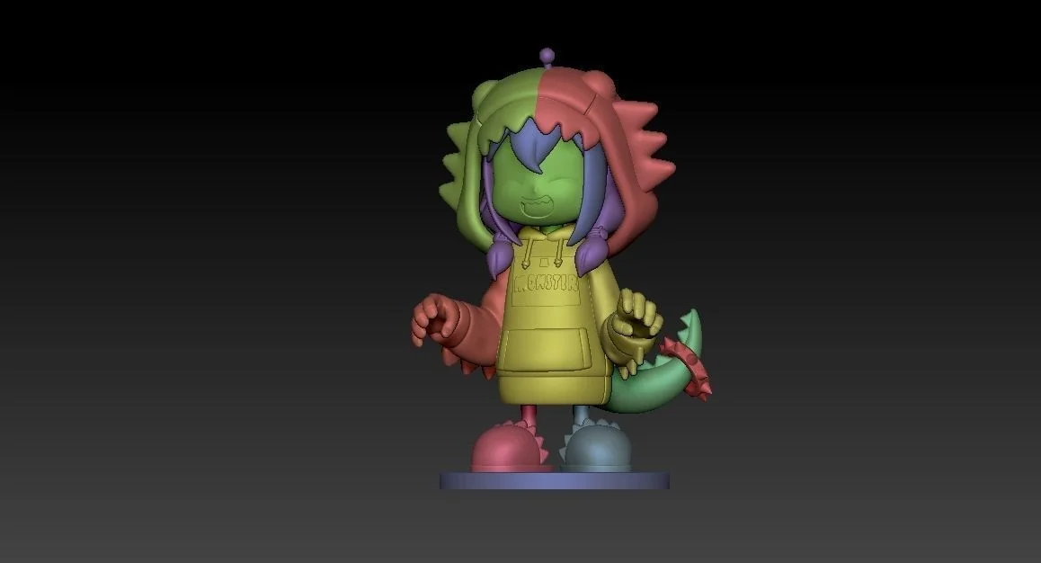 Chibi Pikamee Amano | Fan Art | 3D Printed Resin Model Garage Kit | *Un-Painted* | Sin3Dstudio 4